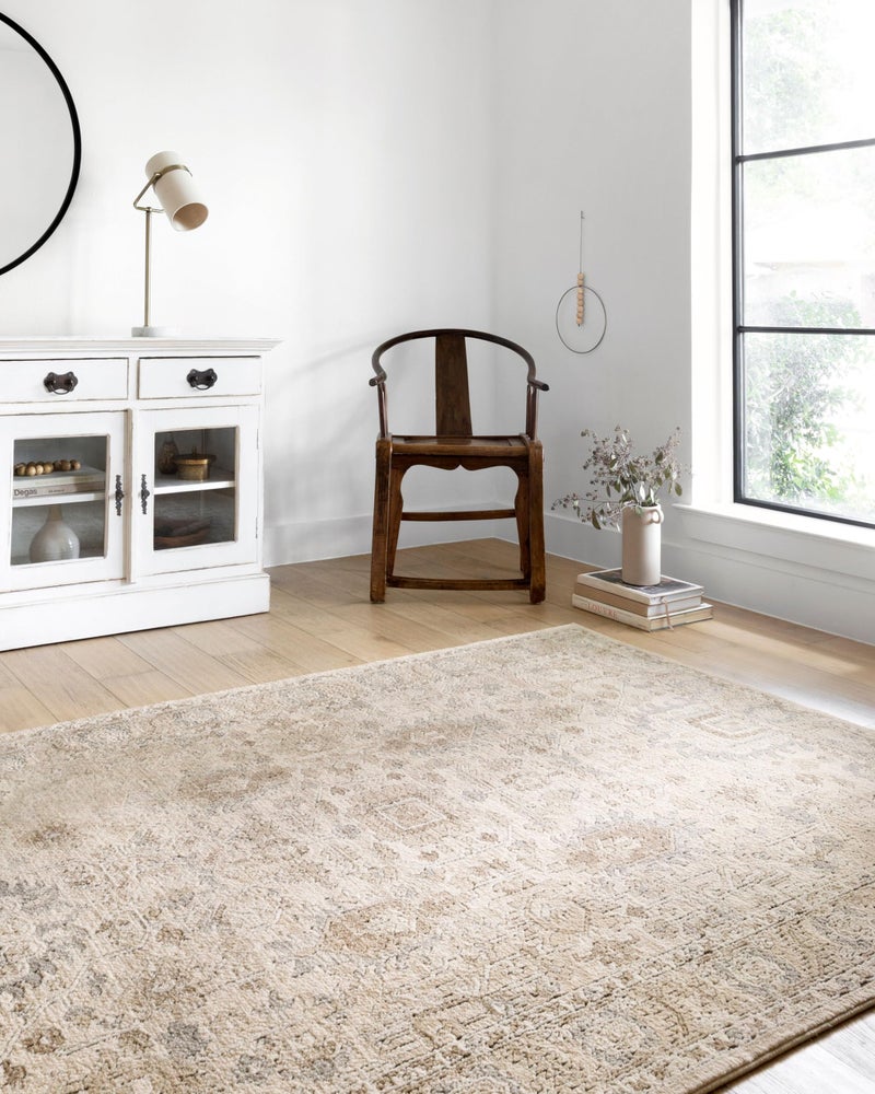 Loloi Teagan Collection TEA-03 Ivory/Sand 2'-8" x 10'-6" Runner Rug, Large, Soft Neutral Rug, High-Traffic for Living Room, Bedroom, Home Office, Dining Area - Image 2